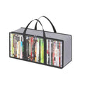Saco de almacenamiento multifuncional de PVC de gran capacidad, organizador portátil a prueba de polvo y humedad para CD, libros, sombreros, ropa y almacenamiento de viaje